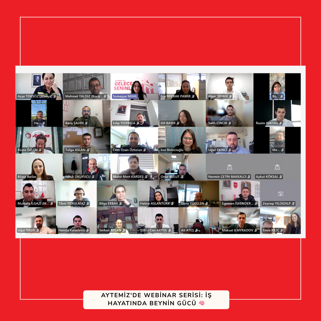 Aytemiz'de Webinar Serisi: İş Hayatında Beynin Gücü 🧠